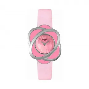 天梭 Tissot T-Lady系列 织物 石英机芯 女表 T03.1.775.90