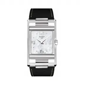 天梭 Tissot T-Lady系列 皮革 石英机芯  T032.309.16.117.00
