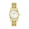 天梭 Tissot T-Classic系列 精钢镀金 石英机芯 女表 T033.210.33.111.00