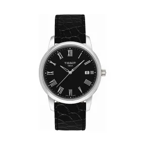 天梭 Tissot T-Classic系列 牛皮 石英机芯 男表 T033.410.16.053.00