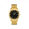天梭 Tissot T-Classic系列 精钢镀金 石英机芯 男表 T033.410.33.051.01