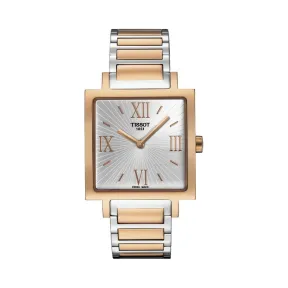天梭 Tissot T-Lady系列 精钢 石英机芯 女表 T034.309.32.038.00