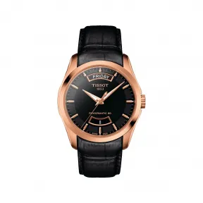 天梭 Tissot T-Classic系列 皮革 自动机械机芯 男表 T035.407.36.051.01