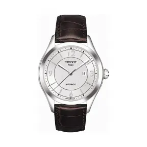 天梭 Tissot T-Classic系列 皮革 自动机械机芯 女表 T038.207.16.037.00