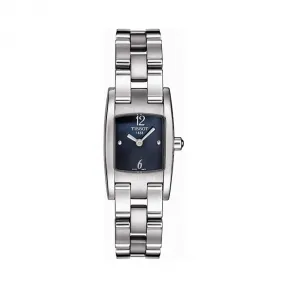 天梭 Tissot T-Lady系列 精钢 石英机芯 女表 T042.109.11.127.00