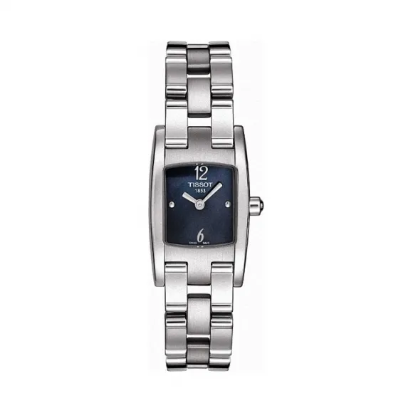 天梭 Tissot T-Lady系列 精钢 石英机芯 女表 T042.109.11.127.00