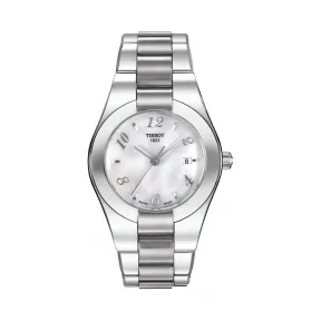 天梭 Tissot T-Lady系列 精钢 石英机芯 女表 T043.210.11.117.00