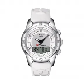 天梭 Tissot T-Touch系列 皮革 石英机芯  T047.220.46.086.00