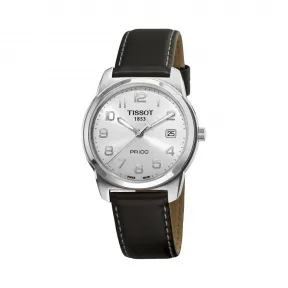 天梭 Tissot T-Classic系列 皮革 石英机芯 男表 T049.410.16.032.01