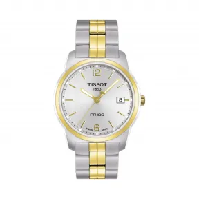 天梭 Tissot T-Classic系列 精钢镀金 石英机芯 男表 T049.410.22.037.00
