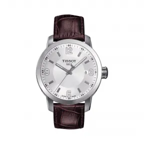 天梭 Tissot T-Sport系列 皮革 石英机芯 男表 T055.410.16.017.01