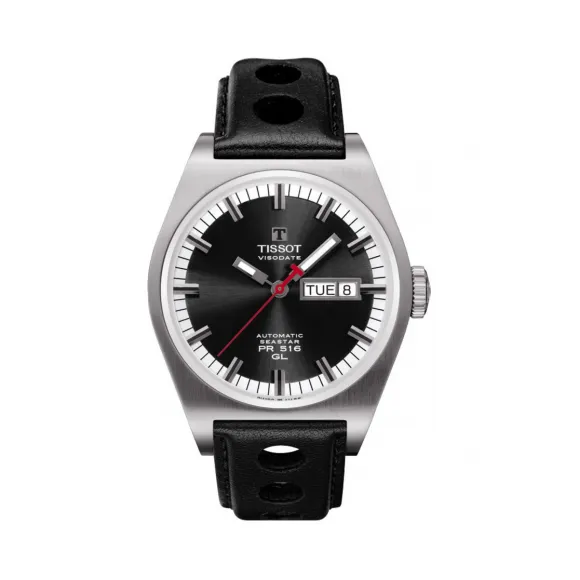 天梭 Tissot T-Heritage系列 皮革 自动机械机芯 男表 T071.430.16.051.00