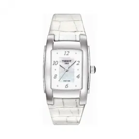 天梭 Tissot T-Lady系列 皮革 石英机芯 女表 T073.310.16.116.02