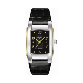 天梭 Tissot T-Lady系列 皮革 石英机芯 女表 T073.310.26.057.00