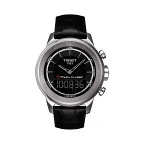 天梭 Tissot T-Touch系列 皮革 石英机芯 男表 T083.420.16.051.00