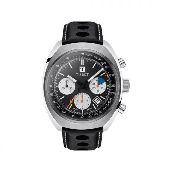 天梭/Tissot 怀旧经典系列 316L精钢表壳 46.6 MM X 43 MM 自动上弦机械机芯 男表 T124.427.16.051.00