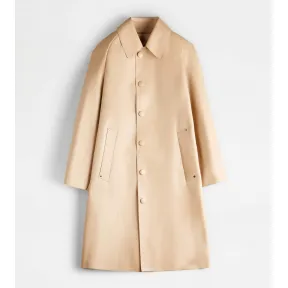 托德斯/Tod's 女人 米黄色 皮革风衣 X1W60481080VZP116B