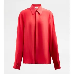 托德斯/Tod's 女人 红色 真丝衬衣 X6WA1476020SBKR004