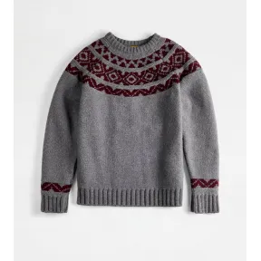 托德斯/Tod's 男人 彩色 圆领套头衫 X8MC1458200QLY050B