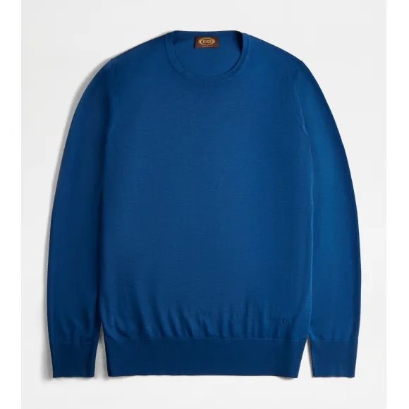 托德斯/Tod's Man 藍色 T15羊毛面料圓領套頭衫 X8MC1498510WFVWSU222