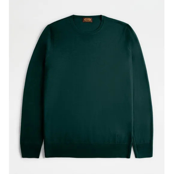 托德斯/Tod's 男人 灰色 T15羊毛面料圆领套头衫 X8MC1498510WFVV810