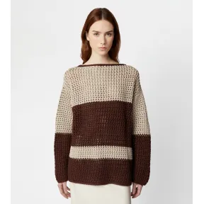 托德斯/Tod's Woman TWO-TONE 棉質套頭衫 X8WC148833EQWXXS8O12