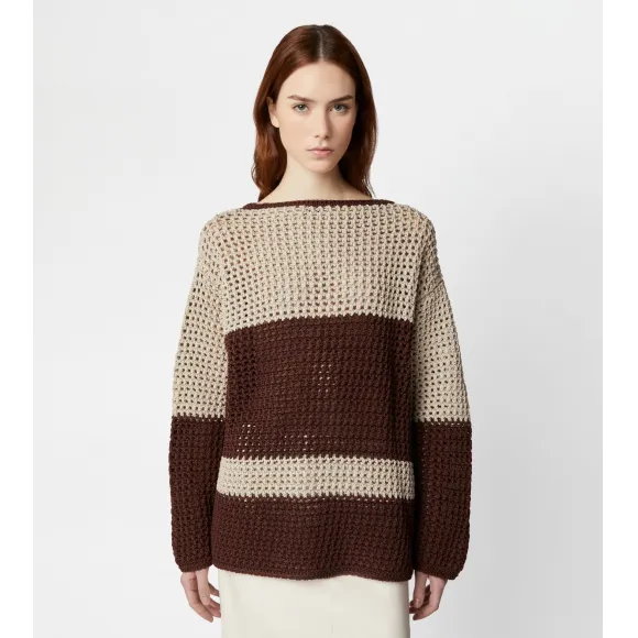 托德斯/Tod's Woman TWO-TONE 棉質套頭衫 X8WC148833EQWXXS8O12