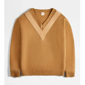 托德斯/Tod's 女人 棕色 羊毛套头衫 X8WC1498050VDRS201