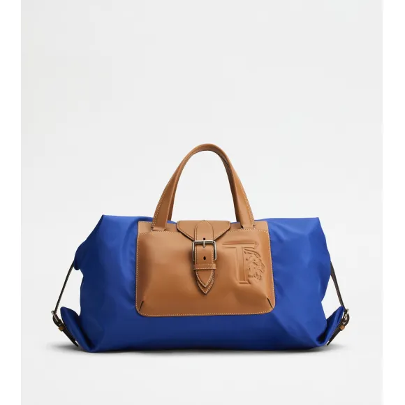 托德斯/Tod's Man MULTICOLOUR Duffle Bag in Fabric and Leather Medium XBMTRBV0300RHRPZ1O68