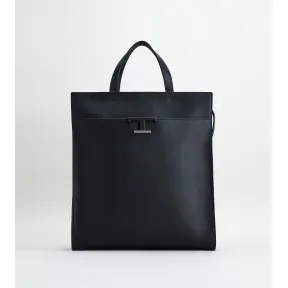 托德斯/Tod's Man 블랙 타임리스 가죽 쇼퍼백 미디엄 XBMTSIOS300RLXPZB999