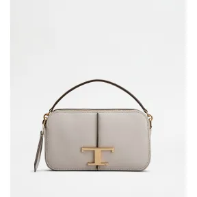 托德斯/Tod's 女人 灰色 T Timeless迷你皮革相机包 XBWTSAB0100Q8EB220