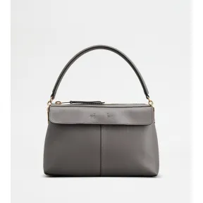 托德斯/Tod's 女人 灰色 Tod's T Case 小号皮革波士顿包 XBWTSUH0200XPRB400