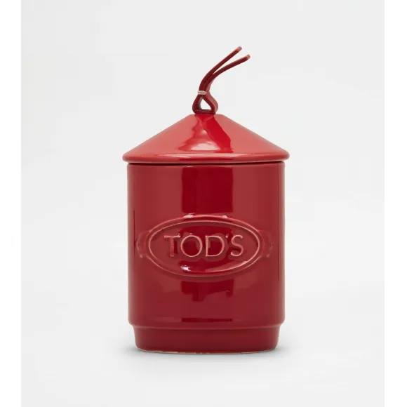 托德斯/Tod's Unisex 紅色 松樹香味蠟燭 XEUCND401L0RIQPZR021