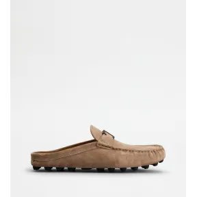 托德斯/Tod's 男人 彩色 T Timeless 绒面皮革豆豆穆勒鞋 XXM52K0HC20RE0C413