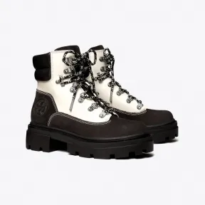 汤丽柏琦/Tory Burch Miller 沟纹底登山靴 142893-100