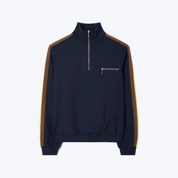 汤丽柏琦/Tory Burch 半拉链针织套衫 143172-405