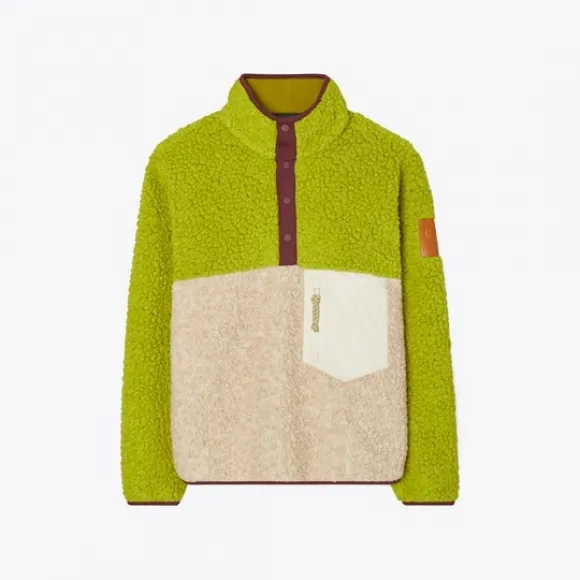 汤丽柏琦/Tory Burch 抓绒按扣套衫 78454-378