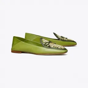 汤丽柏琦/Tory Burch Tory Charm Woven 乐福鞋 80054-300