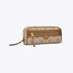 汤丽柏琦/Tory Burch T Monogram 提花圆筒化妆包 82938-371