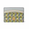 汤丽柏琦/Tory Burch LEMON BASKETWEAVE Cow Leather 卡片夹 87187-306