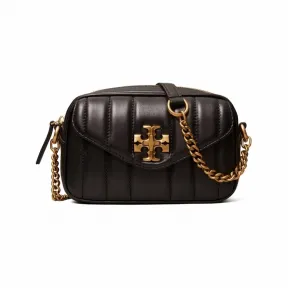 汤丽柏琦/Tory Burch BLACK / ROLLED GOLD LAMB LEATHER 相机包 88095-890