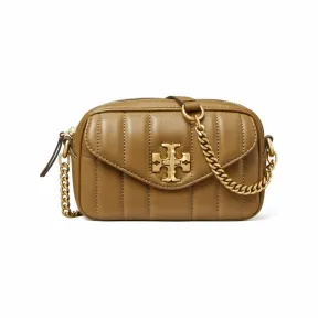 汤丽柏琦/Tory Burch TOASTED SESAME/GOLD LAMB LEATHER 相机包 88095-916