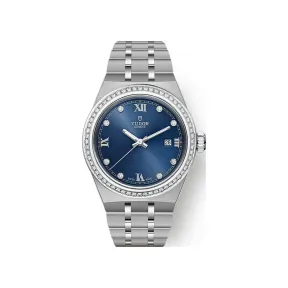 帝舵/Tudor 皇家系列 28 MM 磨光及磨砂钢表壳 自动机械机芯 女表 M28320-0002