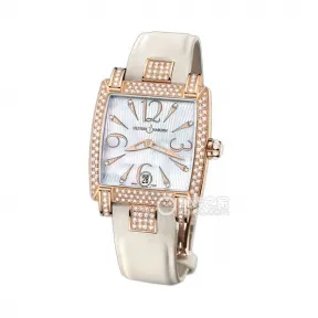 雅典/Ulysse Nardin 奇想系列 18k玫瑰金镶钻，镶嵌184颗钻石 自动机械 女表 136-91AC-691