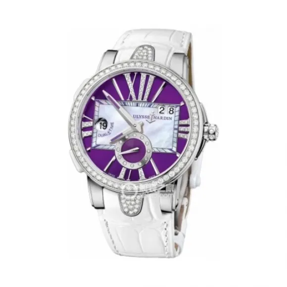 雅典/Ulysse Nardin 经理人系列 不锈钢镶钻1.74克拉 自动机械 女表 243-10B-30-07