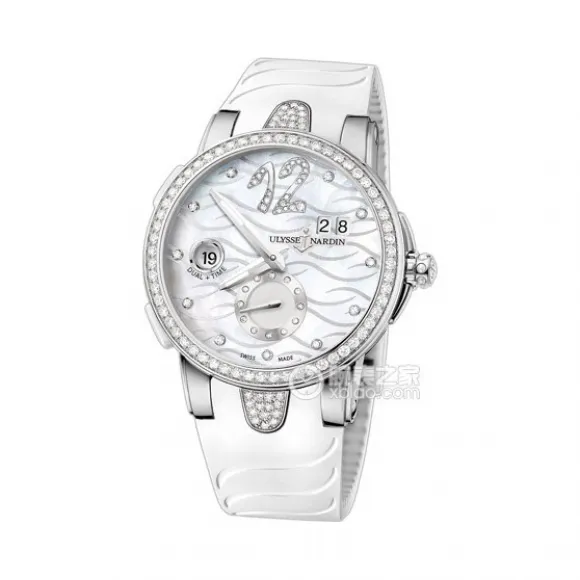 雅典/Ulysse Nardin 经理人系列 不锈钢镶钻 自动机械 女表 243-10B-3C-691