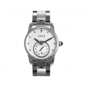 宇联/Union Glashuette 赛丽丝 36MM 钢 银色 自动机械机芯 女表 D004.228.11.031.00