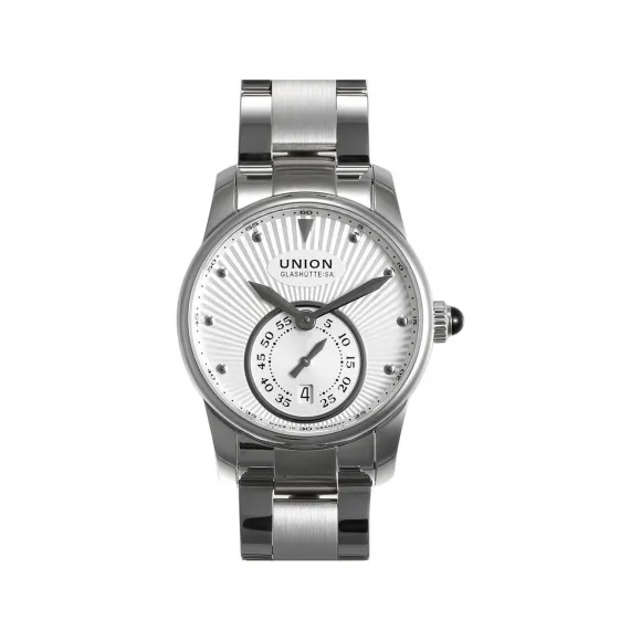 宇联/Union Glashuette 赛丽丝 36MM 钢 银色 自动机械机芯 女表 D004.228.11.031.00