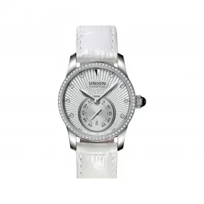 宇联/Union Glashuette 赛丽丝 36MM 钢 银色 自动机械机芯 女表 D004.228.16.036.01