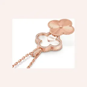 梵克雅宝/Van Cleef & Arpels Alhambra®腕表 28 MM 18K玫瑰金 石英机芯 女表 VCARO8ZW00